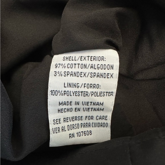 Chetta B Dress Women 14 Black Floral Sheath Midi Lined Zipper Sleeveless Cotton - Picture 4 of 4